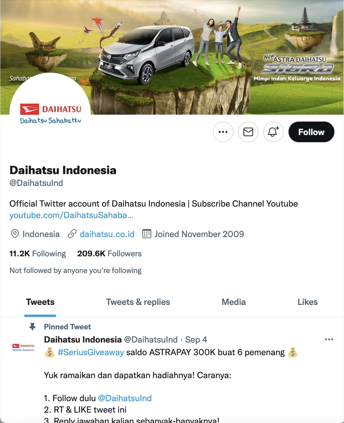Twitter活用事例Daihastu Indonesia