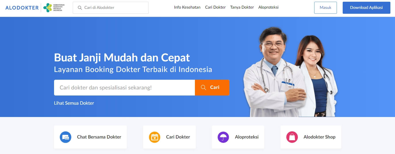 インドネシアの健康情報サイトAlodokter