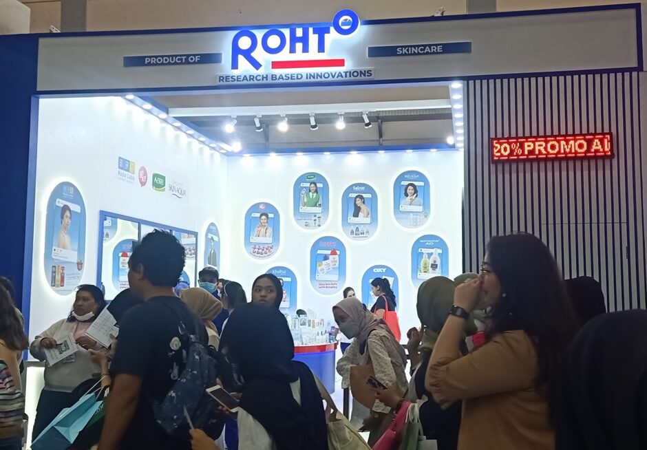 Jakarta x Beauty 2023のRohtoのブース