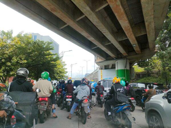 ジャカルタの渋滞