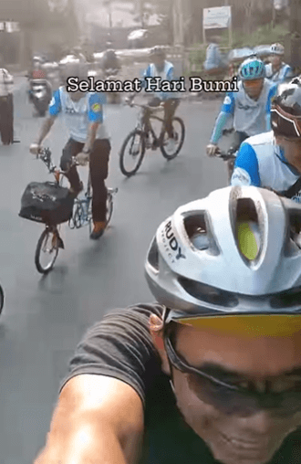 アースデイ記念の自転車イベント