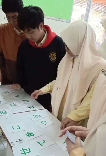 インドネシアの高校の日本語授業