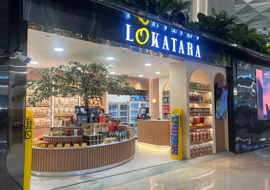 スカルノ・ハッタ国際空港の土産物店