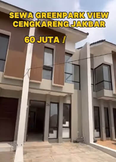 西ジャカルタの住宅団地内物件
