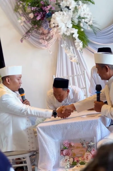 イスラム教徒の結婚式「Akad nikah」
