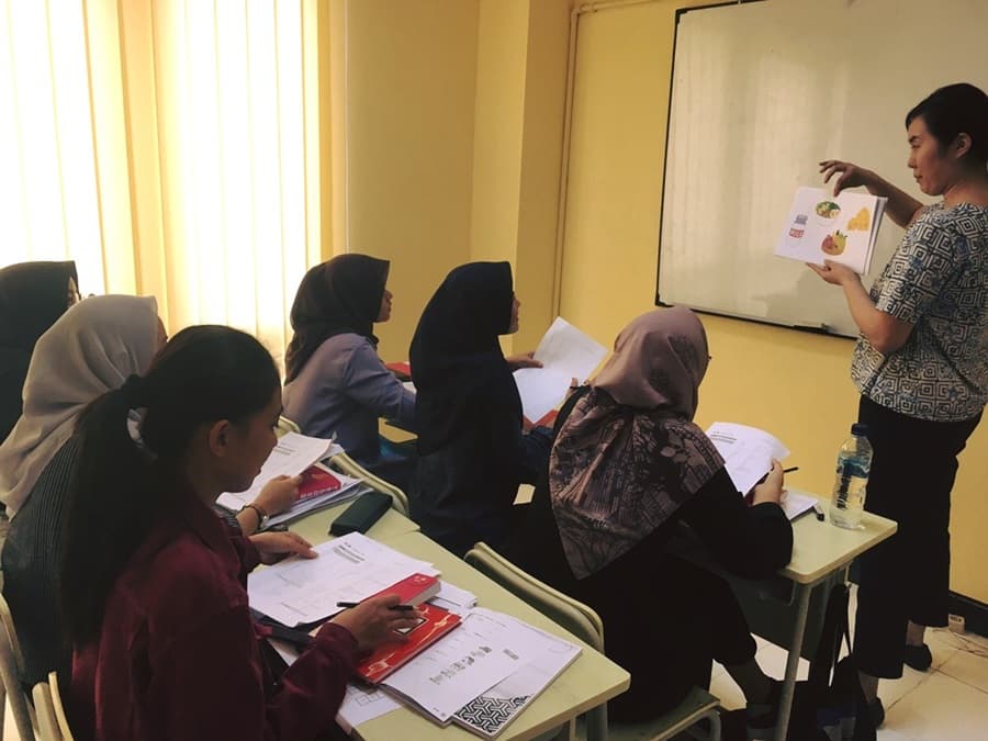 Jellyfish Education Indonesiaの授業風景